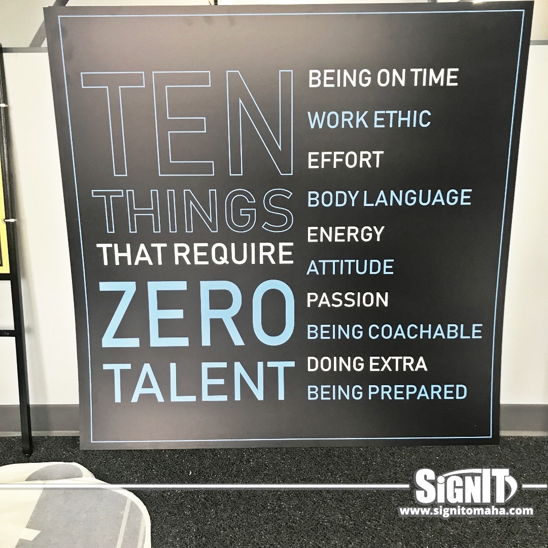 PVC Wall Sign PVC Wall Sign